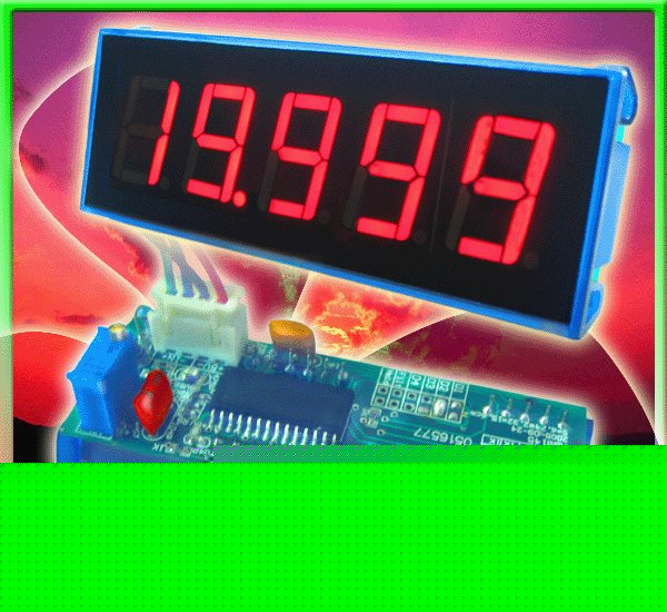 19.999V dc red led auto digital panel meter voltmeter