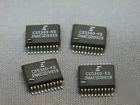 4 cirrus logic CS5360 24 bit stereo a/d converters