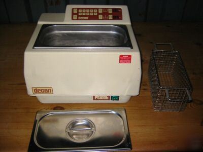 Decon fs-100B ultrasonic cleaner digital timer & heater