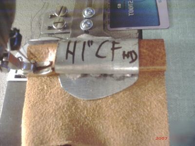 Heavy duty dfold 1-1/4 industrial sewing machine hemmer