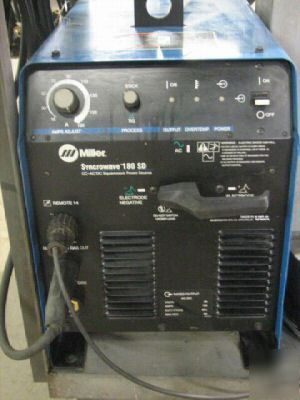 Miller syncrowave 180SD tig welder complete 150 amp