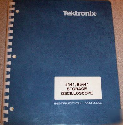 Tek 5441 R5441 ops - service manual, oem, orignal