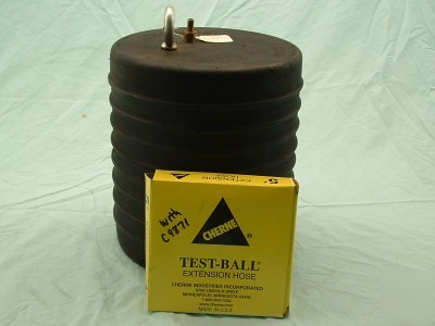 10 inch inflatable pneumatic test ball plug 5 foot hose
