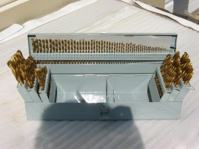 115PCS set jobber drill tin coat all in 1 set