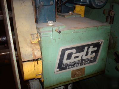6,000 lb colt double end powered coil reel uncoiler 24