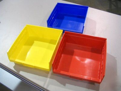 8020 shelf bin 11.625 x 11.125 x 4 blue 2594 b