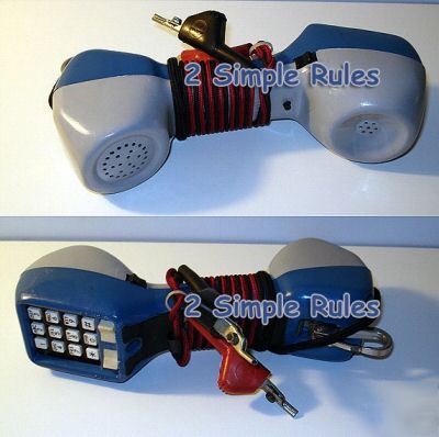 Gte linemans telephone butt phone test set 