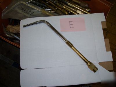 Huge lot oxweld acetylene welding heads tips extenstion