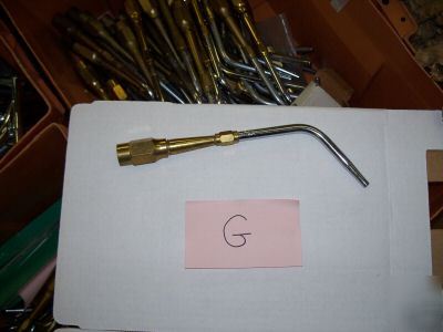 Huge lot oxweld acetylene welding heads tips extenstion