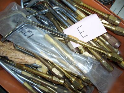 Huge lot oxweld acetylene welding heads tips extenstion