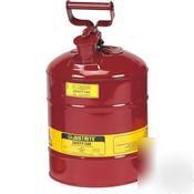 Justrite type i safety can - 3 gallons (red)