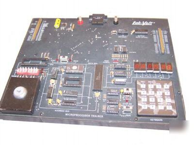 Lab-volt microprocessor trainer component board ram-rom