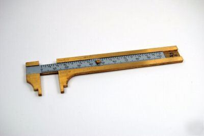 Mini brass vernier caliper 100MM/4