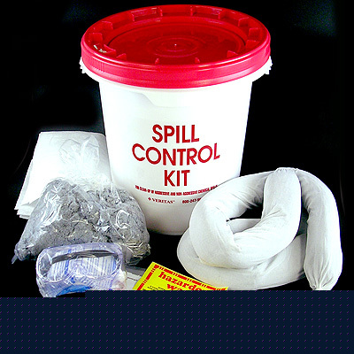 New hazardous chemical spill control containment kit 