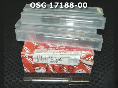 New osg 1/2-20 m-boss bottom taps 6PCS - $234.78 