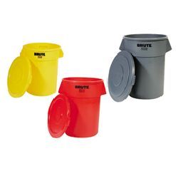 44 gallon size brute round container-rcp 2643 whi