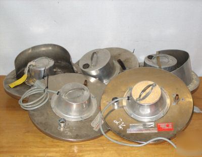 5 tek-matic trim & sewing scrap suction vacuum units 