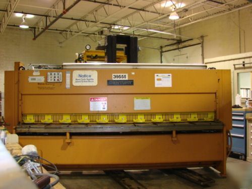 Cincinnati century 2H-10 hydraulic 10' x 1/4