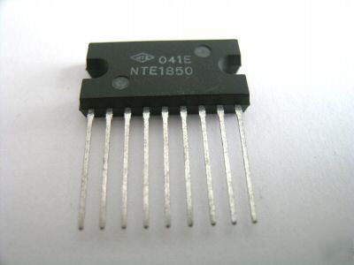 Nte 1850 ic dual 12W/channel audio power amplifier