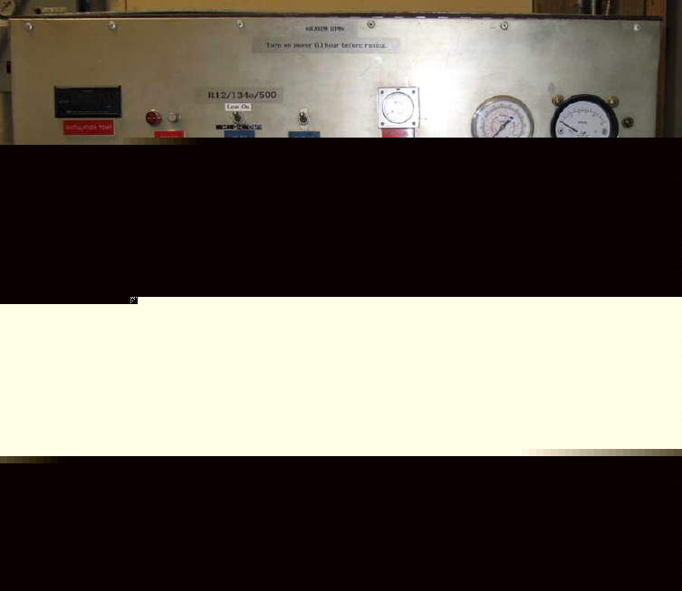 Refrigerant freon reclaim / recovery unit / rapid rate