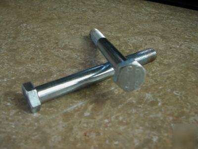 Steel zinc plated metric bolts - M16 x 130 grade 4.8