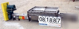 Used: kws dual screw conveyor/feeder, 304 stainless ste