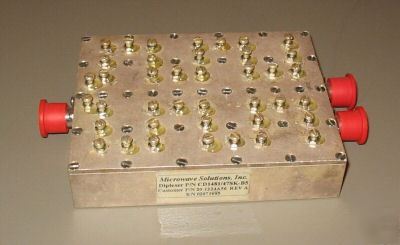 Microwave solutions 61.5 mhz split bp duplexer CD1481