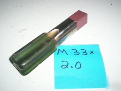 New national metric tap M33 x 2.0 4 fl usa bottoming 