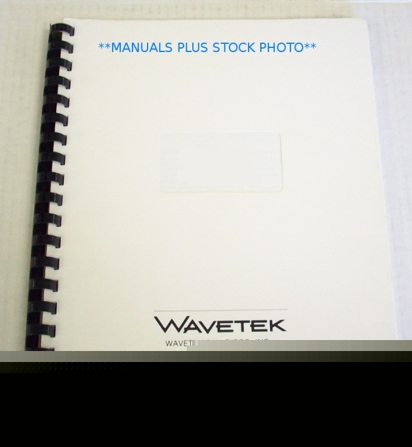 Wavetek 101 thru 105 op/service manual - $5 shipping 