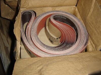 Sanding belts 3-1/2 in x 132 in 80 yn 3M 963G regal rb