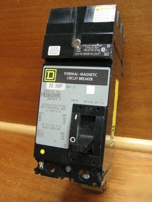 Square d i-line FA26020AC FA26020 20 amp 20AMP a 20A