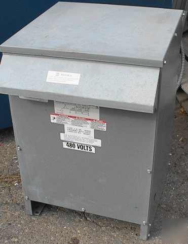 Transformer 30KVA 3-phase 480-208/120VAC+rainhood