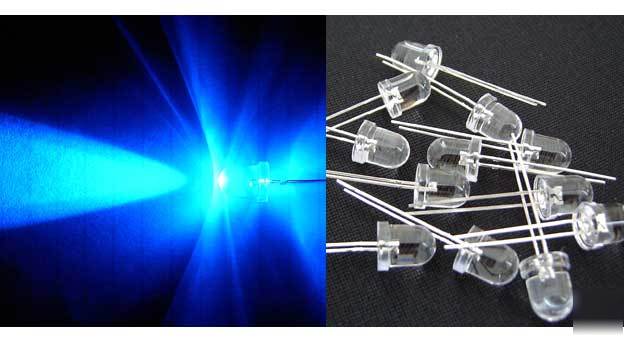 10 sets 12MM blue 12V ready 7000MCD led leds