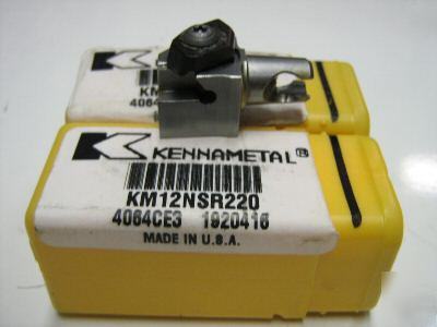 2-km kennametal tool holders w/ 8 interchangeable heads