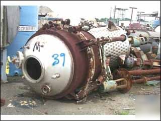 450 gal still/reactor, 316 s/s, 25/fv/50#-17665