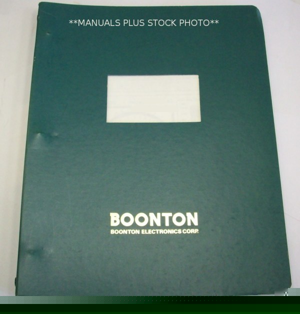Boonton 280A op/service manual - $5 shipping 