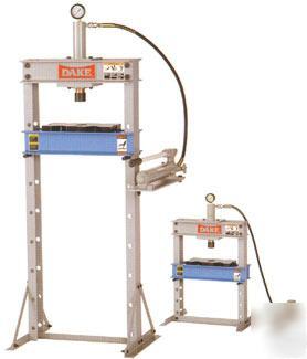 Dake f-10 h frame 10 ton hydraulic press manual press