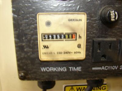 1998 chevalier dm 323 ram edm 30AMP dro machine