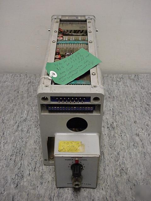 Hewlett packard hp 8691A sweep oscillator rf plug-in