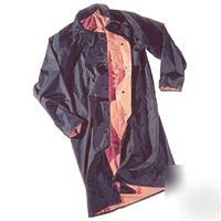 Neese reversible trench raincoat black l velcro pockets