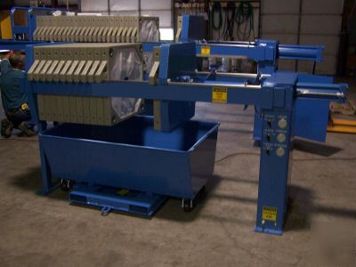 New 630 mm filter press 4 cuft exp. to 6 filterpresse