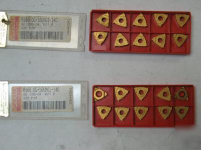 Sandvik threading inserts set of 20, extr 14