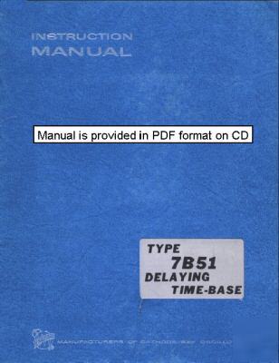 Tek tektronix 7B51 service & operation manual