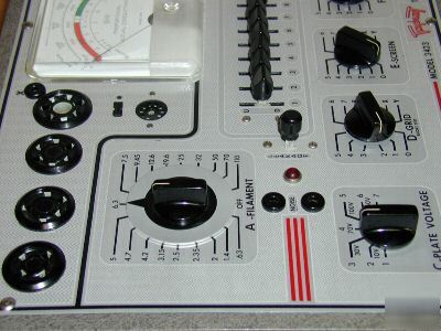 Triplet model 3423 mutual conductance tube tester