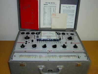 Triplet model 3423 mutual conductance tube tester