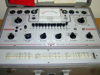 Triplet model 3423 mutual conductance tube tester