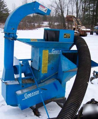 Goossen 3PT hitch mount pto powered chipper/shredder