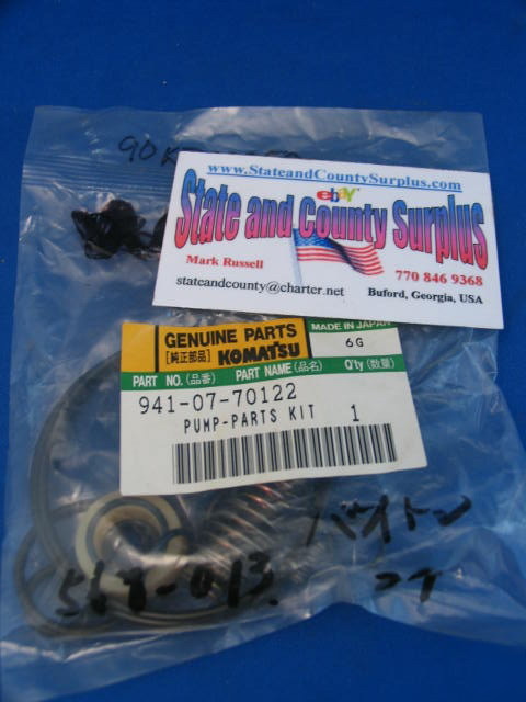 Komatsu part # 941-07-70122 pump parts kit