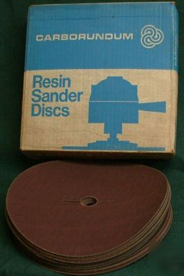 Lot 25 resin aloxite grinding disc 9 1/8 x 7/8 120 grit