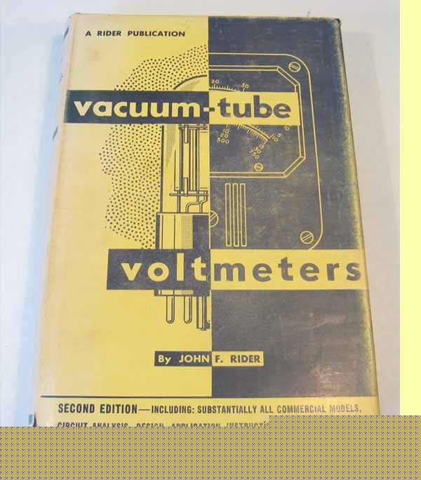 1951 vacuum tube voltmeters by rider hcdj